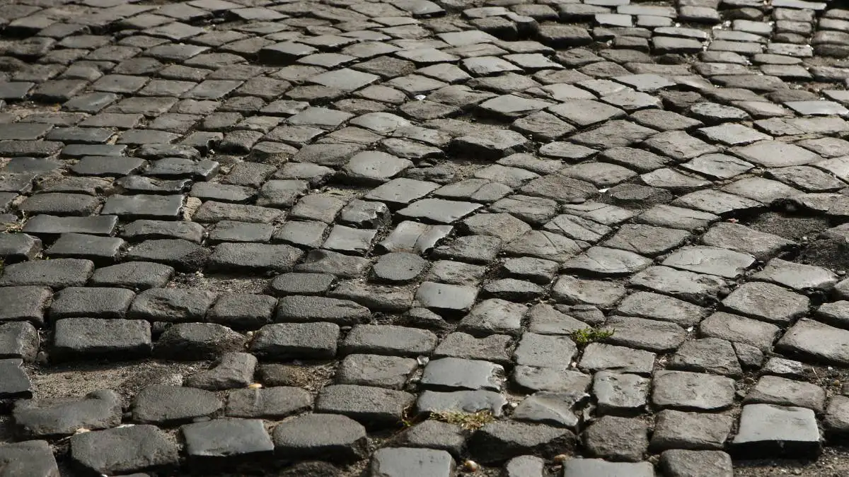 Typisch für Berlin sind Pfasterarbeiten, meistens Reparaturen von Bernburger Pflastersteinen, die die BaumBrüder in Berlin natürlich auch professionell ausführen.